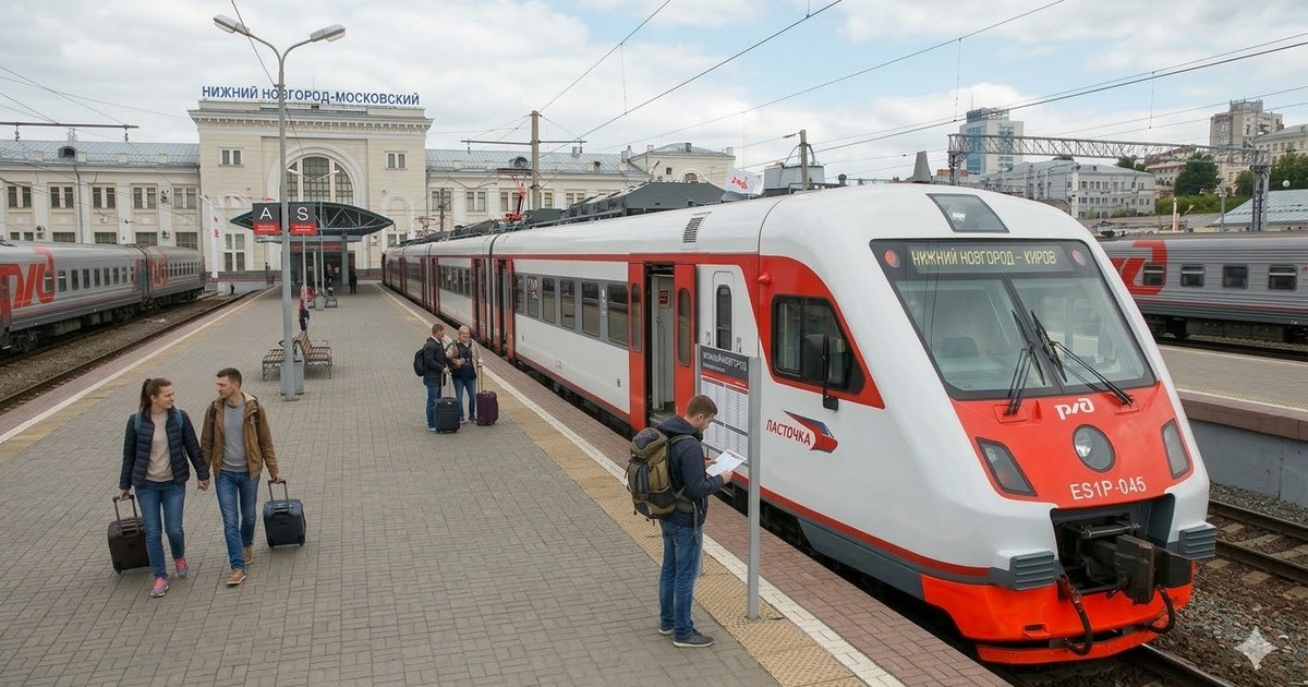 Еще одну «Ласточку» запустят между Нижним Новгородом и Кировом Вторую ежедневную пару скоростных поездов &laqu...