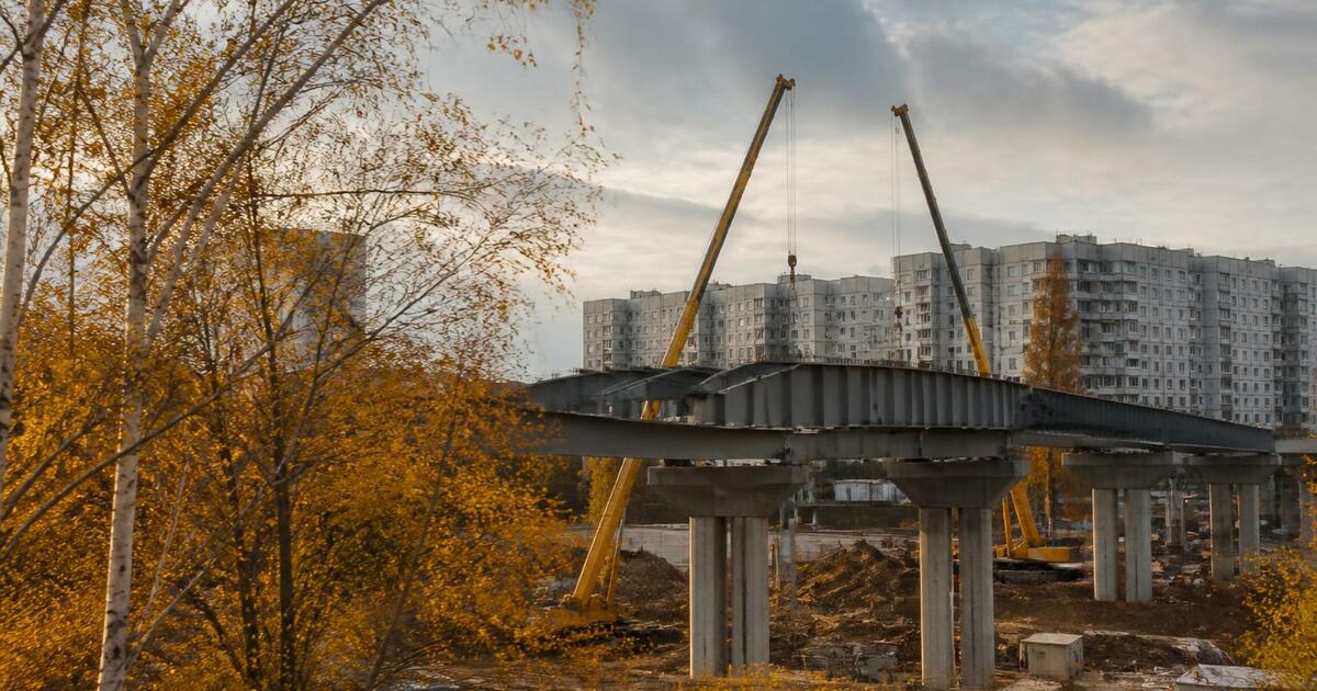 Две очереди дублера проспекта Гагарина готовы более чем на 50% Готовность второй и третьей очередей дублера пр...