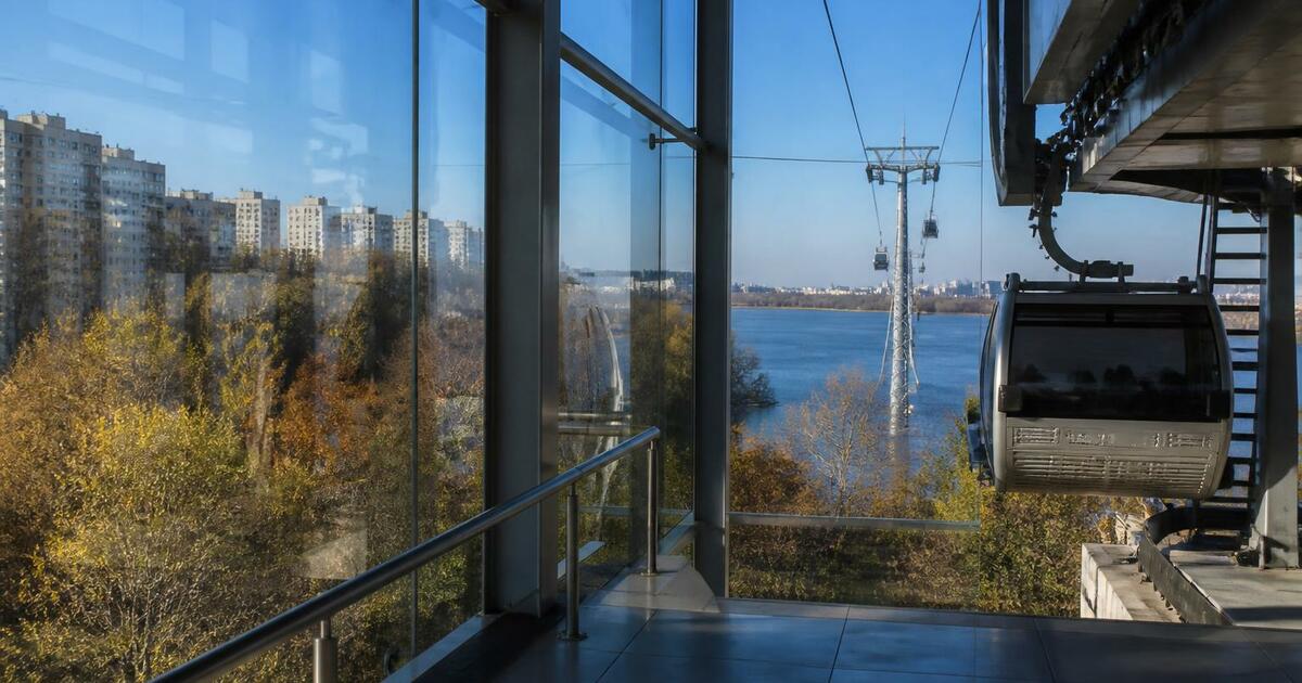 Проект канатной дороги через Оку в Нижнем Новго...