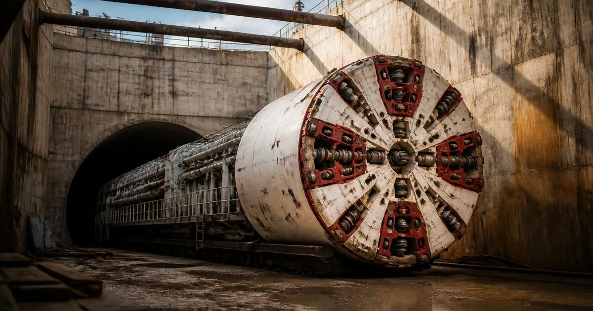 Второй проходческий щит для метро в Нижнем Новг...