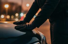 BMW едва не сбил толпу и полицейского на Стрелк...